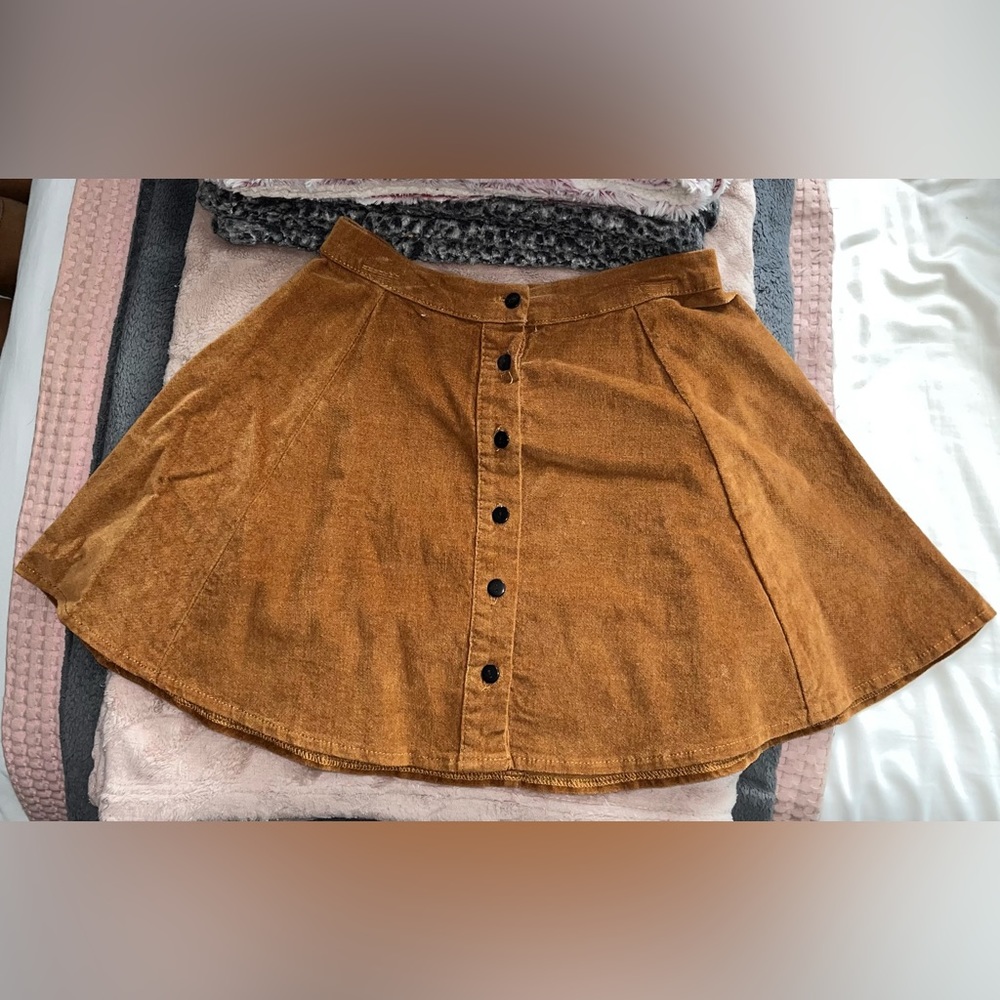 Brandy Melville Button-Down Skater Skirt